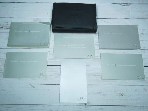 2011 infiniti fx35 / fx50 owners manual set w/ navigation booklet