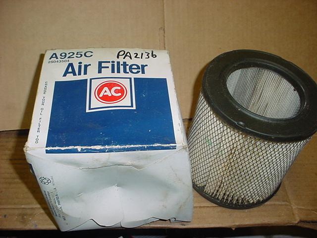 Air filter buick,olds,chevy,pontiac,1985-96 car engine v6 2.5,2.8,3.1,5.0 pa2136