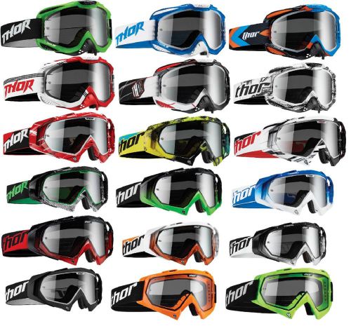 Thor ally hero enemy goggles mx atv motocross gear motorcycle red black blue