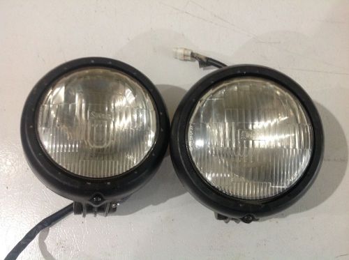 02-06 yamaha banshee headlights set oem front lights warrior