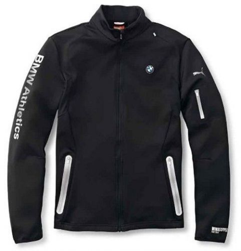 Bmw genuine logo oem factory men&#039;s athletics softshell jacket / black xxl 2xl