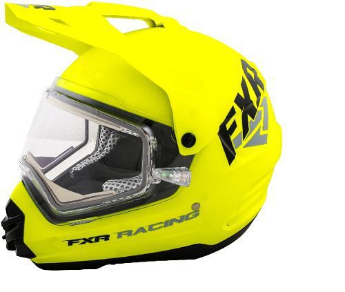 Fxr torque x helmet hi vis yellow