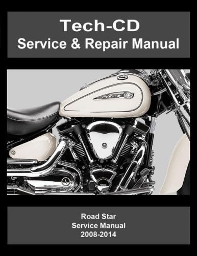 Yamaha road star service &amp; repair manual roadstar silverado s midnight 2008-2014