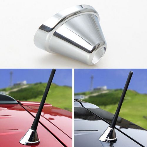 1x decorative top roof antenna cap cover trim for jeep compass patriot 2011-15