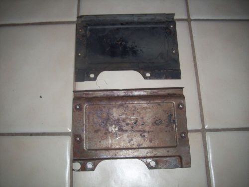 Porsche 912 side cover plates tin sheet metal                             1