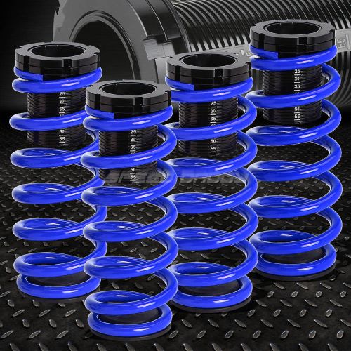 1-3&#034; adjustable coilover suspension lowering spring for 85-98 vw golf/jetta blue