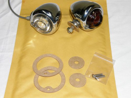Harley panhead guide dh-49 bullet light paper gaskets