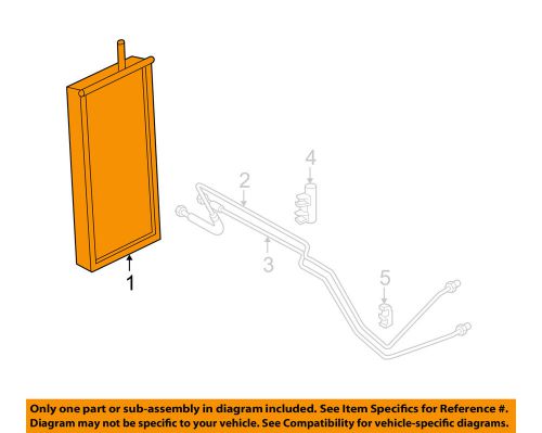 Chrysler oem-auxiliary oil cooler 52029009ab