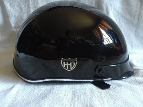 Harley davidson motorcycle half helmet new size  xsmall black