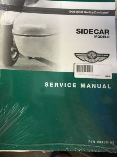 1999-2003 sidecar models  service manual  harley official factory service manual