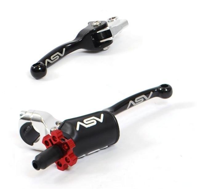 Honda crf250 11-13 crf450 09-13 asv f3 pro forged brake clutch levers black