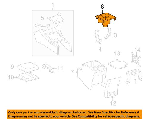 Toyota oem 12-15 tacoma-cup holder 5880504020