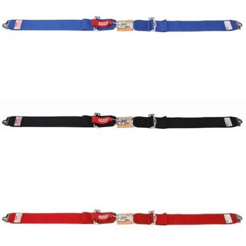 Simpson clip-in lap belt, latch/link-pull down red