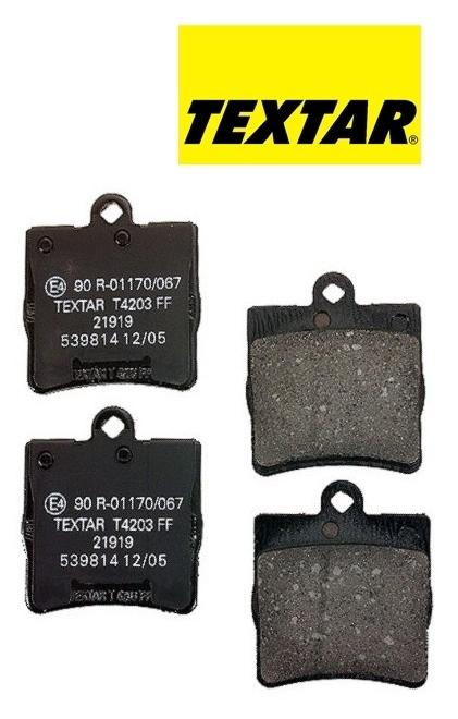 Textar premium rear disc brake pads set 21919153 d2720t