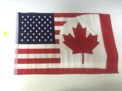 55 usa canada utv side x side atv safety flag 12&#034;x18&#034; fits 1/4, 5/16 pole