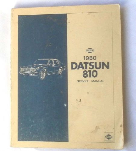 1980 datsun  810  service repair manual original