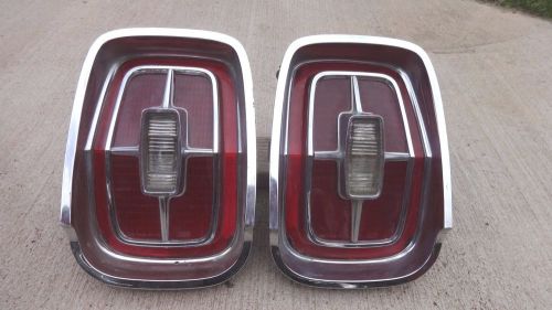 1967 ford galaxie tail lights 500 xl ltd original pair sedan hardtop convertible