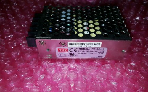 Rs-25-12 - ac-dc mean well enclosed miniature industrial power supply