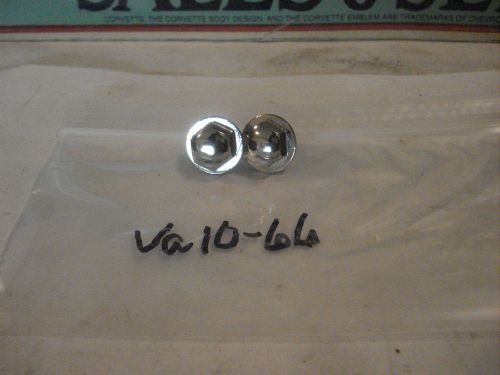 Hard top hold down bolt, new pair.  56-75 corvette