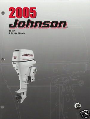 2005 johnson outboard 30 hp   4 stroke service manual