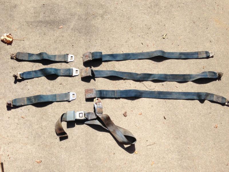 1968 dodge charger oem seat belts