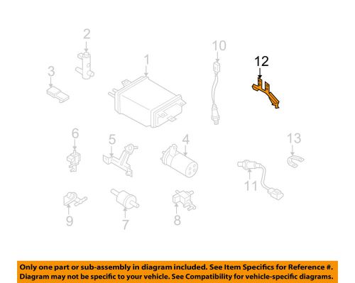 Infiniti nissan oem 07-08 fx45 4.5l-v8 emission-oxygen sensor bracket 22650cw00b