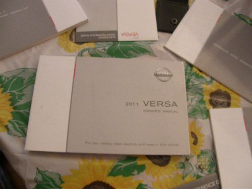 Nissan 2011 versa owners manuals and case manual customer care guide service