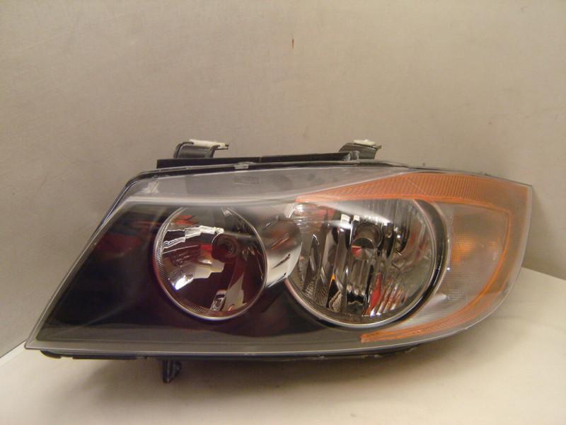 Bmw 3 series sedan left halogen headlight 06 07 08 oem 