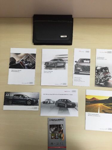 2015 audi a8 / s8 owners manual with mmi/ navigation guide &amp; case oem set