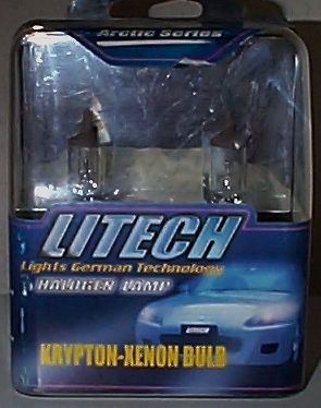 Litech krypton-xenon bulb arctic series super white 9006 80w  2 pack new  nib