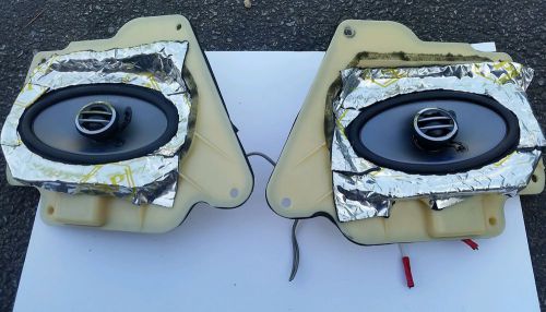 Alpine speakers. 6x9 custom fit nissan 240sx adapters. turbo sr20. s13 s14 s15