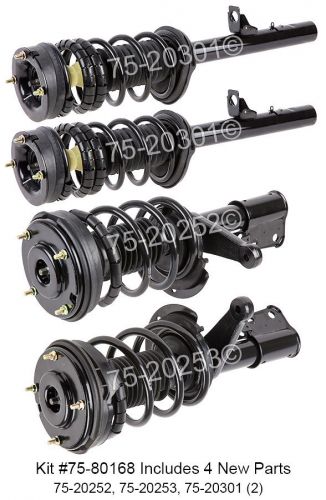 Complete set new front &amp; rear right &amp; left strut shock coil spring assembly