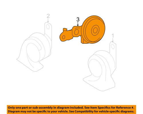 Lexus toyota oem 11-14 ct200h anti-theft-horn 8656012031