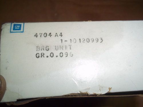 Genuine  gm  rear main bearing   part number  10120993