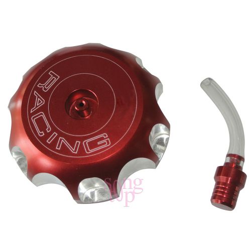 Fuel tank cap fits honda crf 250r 250x 450x trx 450r 400ex dirt bike 05-2010 red