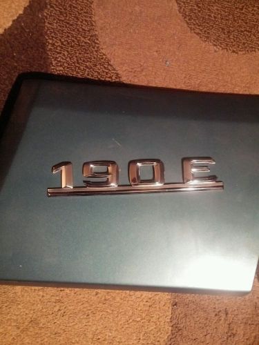 Mercedes-benz w201 (190e)  trunk emblem