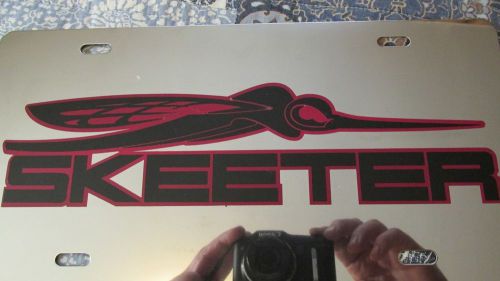 Skeeter boat license plate