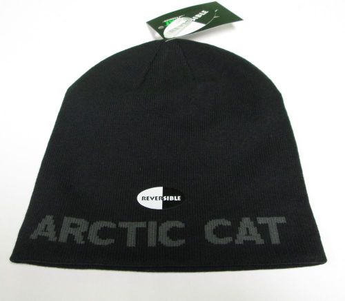 2016 men&#039;s arctic cat gray stripes reversible beanie 5263-052