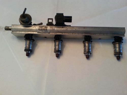 96-00 honda civic injectors, fuel rail, &amp; sensor d16y8 vtec oem part