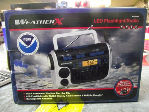 Weatherx led flashlight n radio