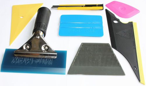 Useful 7 in 1 car window film  tools squeegee scraper set kit car home tint