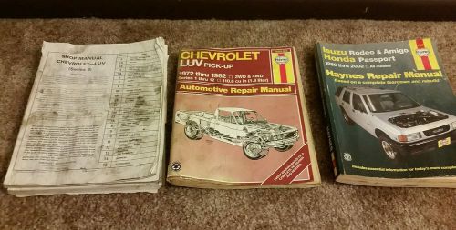 Chevy luv repair manuals