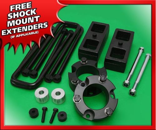 1995-2004 tacoma 6-lug 4wd 3&#034; + 1.5&#034; leveling lift kit w/ differential drop