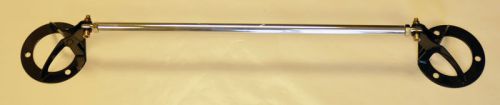 Toyota supra 86-92 front upper strut brace tower bar polished aluminum