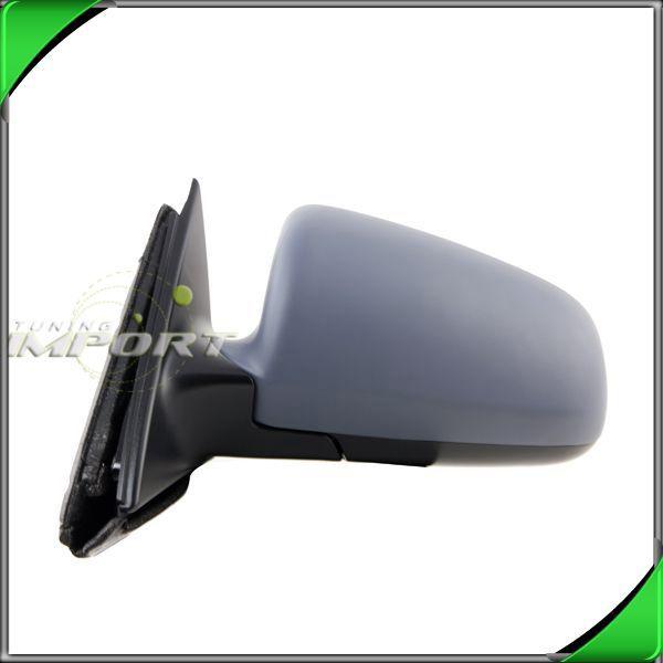 2002-2008 audi a4 power heat view non primed driver left side mirror assembly