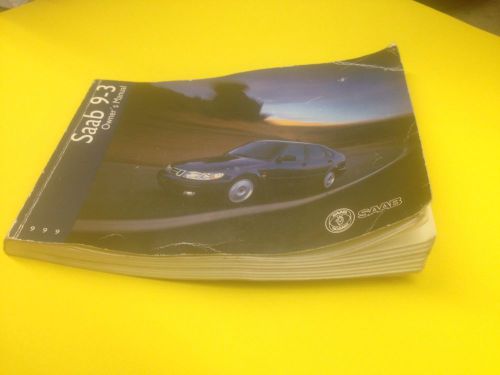 1999 saab 9-3 owners manual literature book information guide