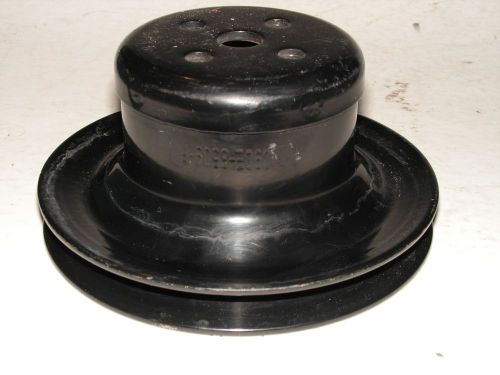 Ford single groove water pump pulley c9oe-8509-f - original 71-73 mustang