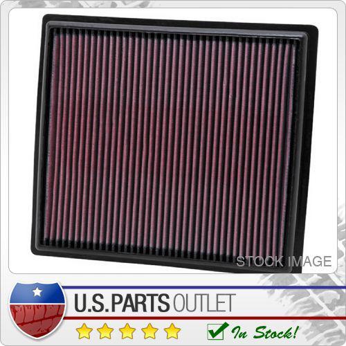 K&n 33-2442 shape: panel (flat) air filter  h-1 in.  l-11 3/8 in.  w-10 1/8 in.