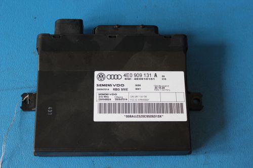 2004  audi a8l anti theft/security computer module 4e0 909 131a