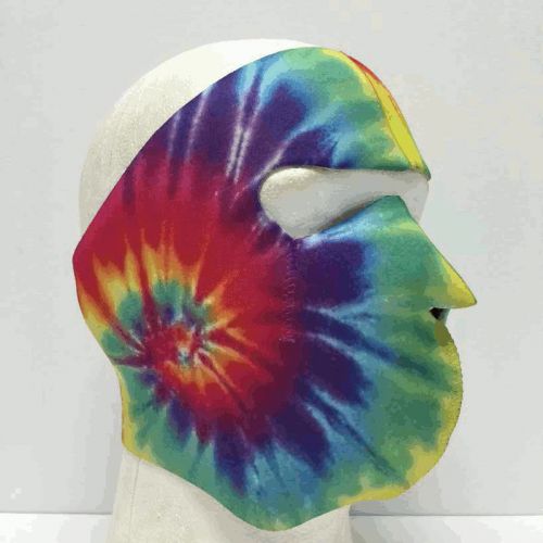 Tie dye neoprene ski mask full motorcycle biker face mask reversible new